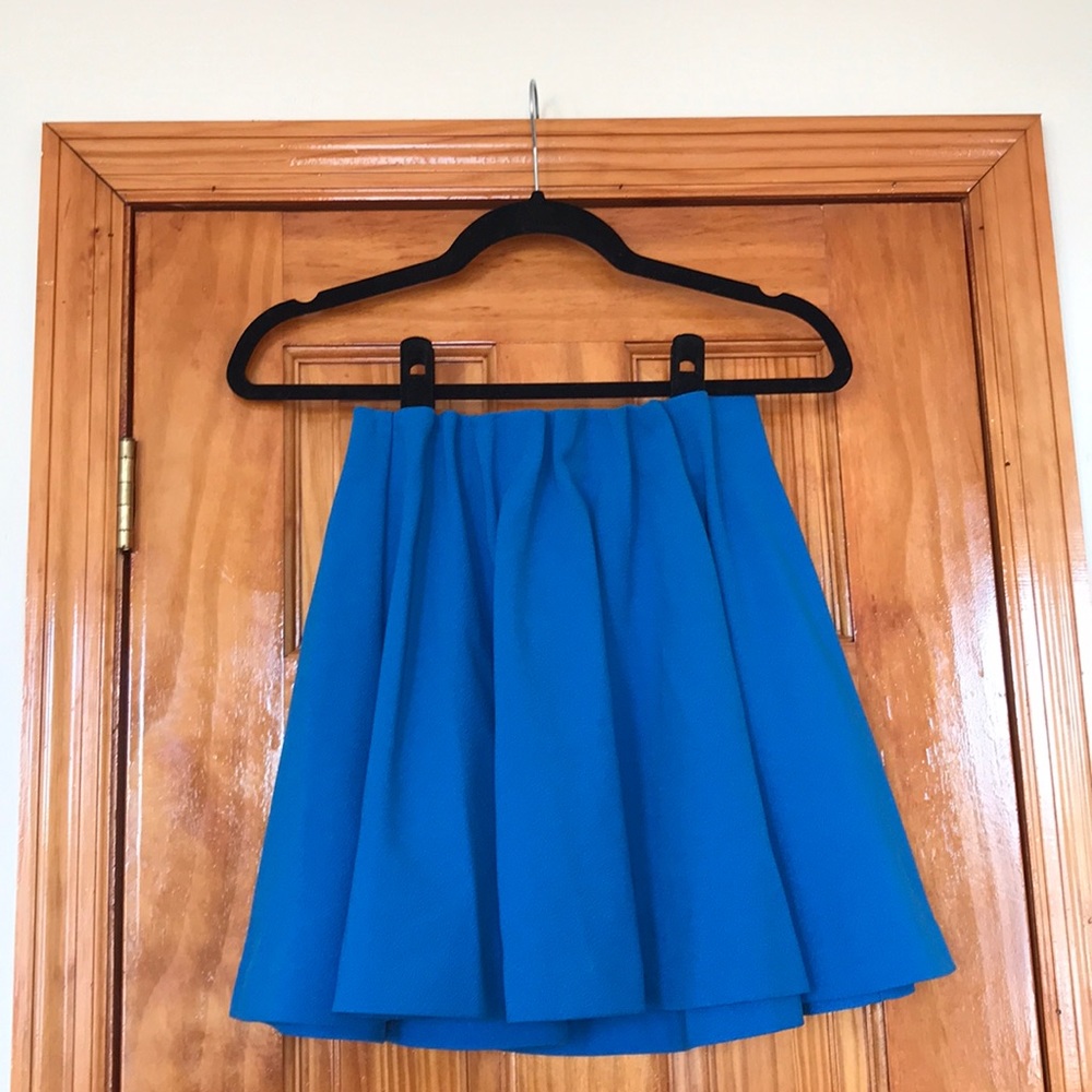 Blue skirt